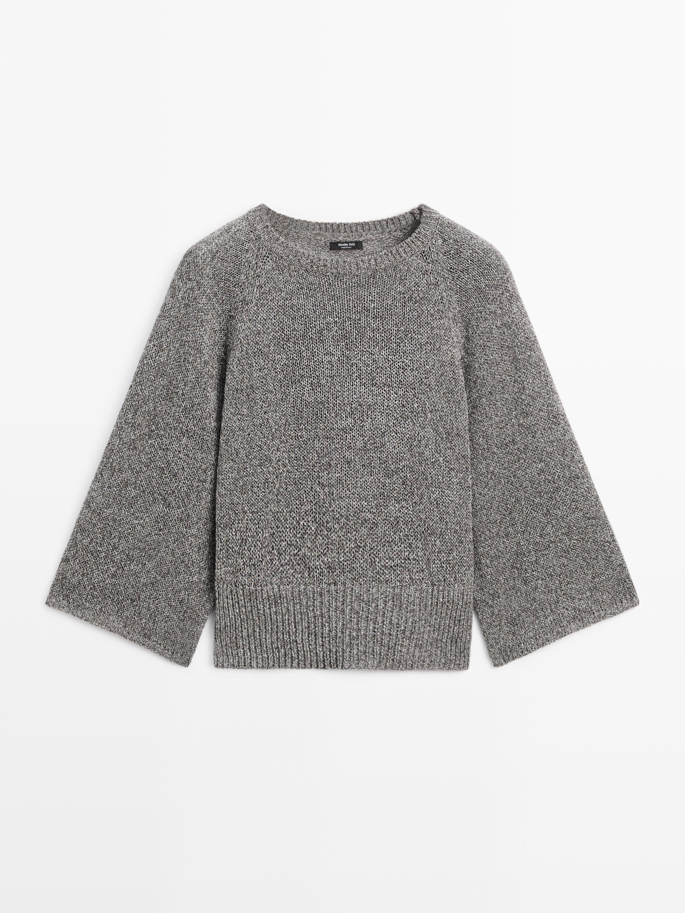 Pull en maille de coton mélang