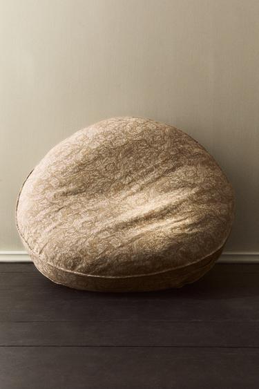 CUSCINO DA TERRA PER ANIMALI DOMESTICI IN CANAPA COTONE MORRIS & CO. - Senape di Zara