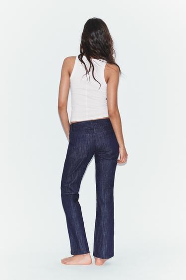 TRF LOW-RISE STRAIGHT JEANS - Ink blue by Zara - Image 5