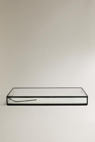 블랙 금속 테두리 주얼리 박스 - Zara의 블랙 - 이미지 0