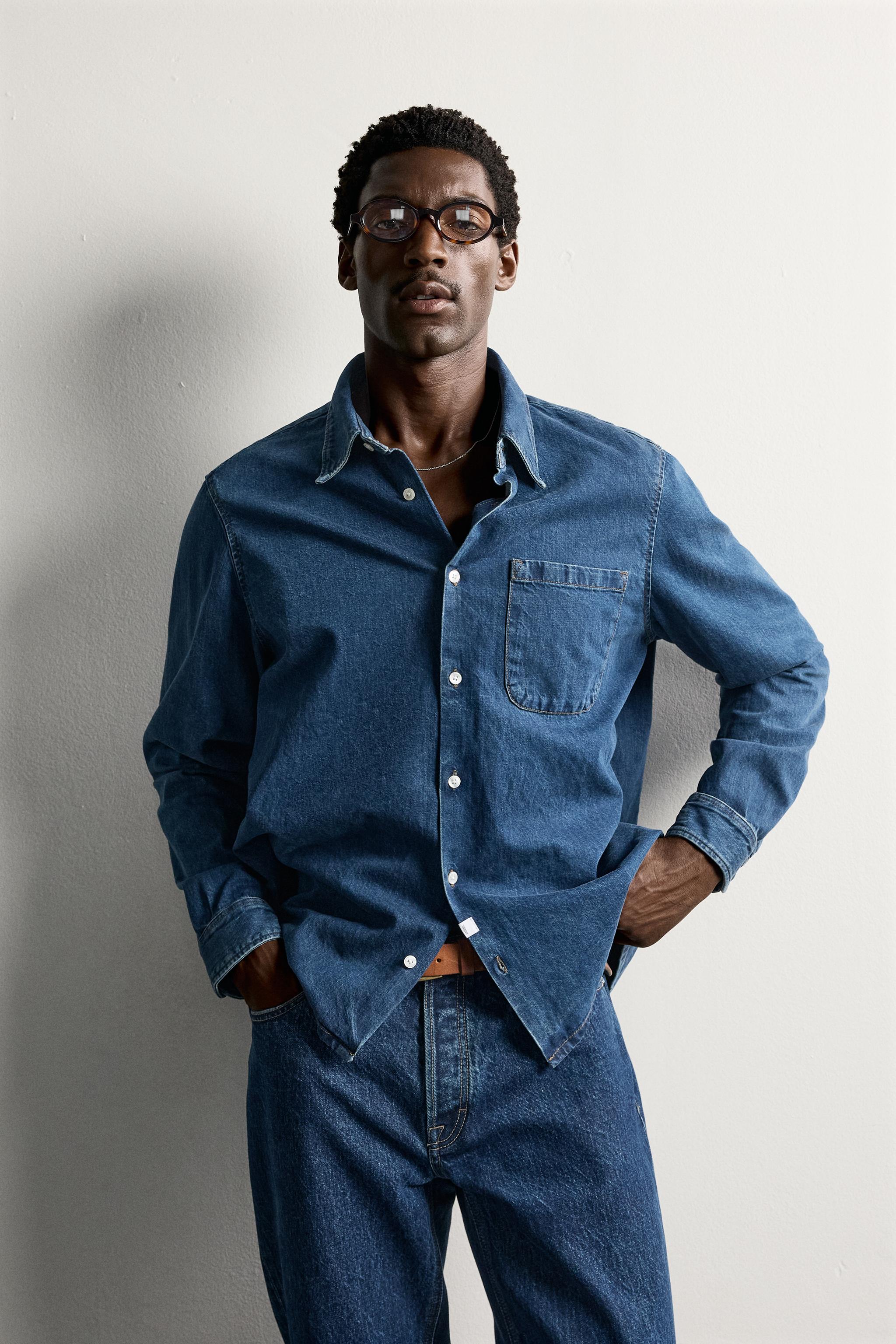 REGULAR FIT DENIM SHIRT