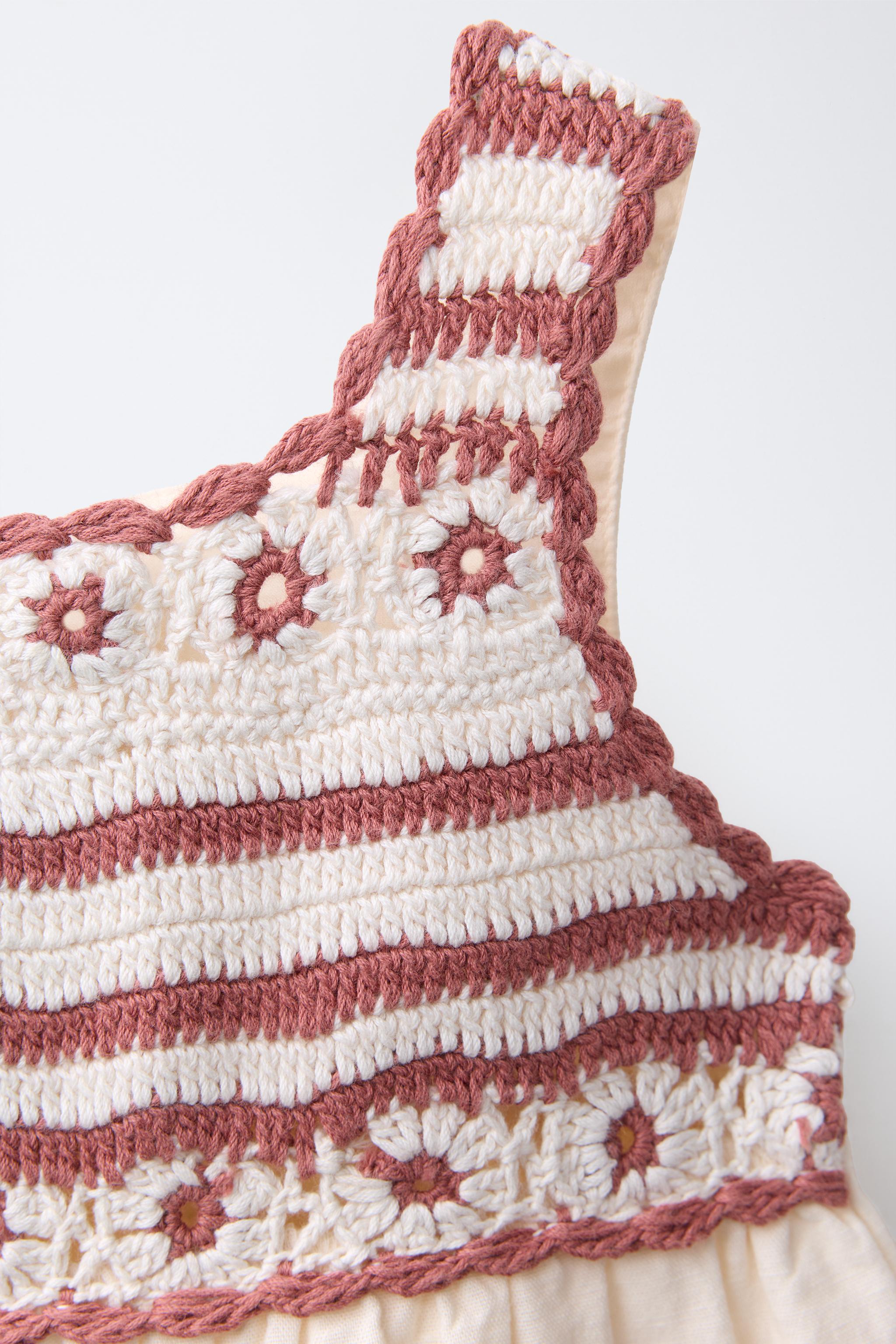 CROCHET EMBROIDERED COMBINATION SHORT JUMPSUIT