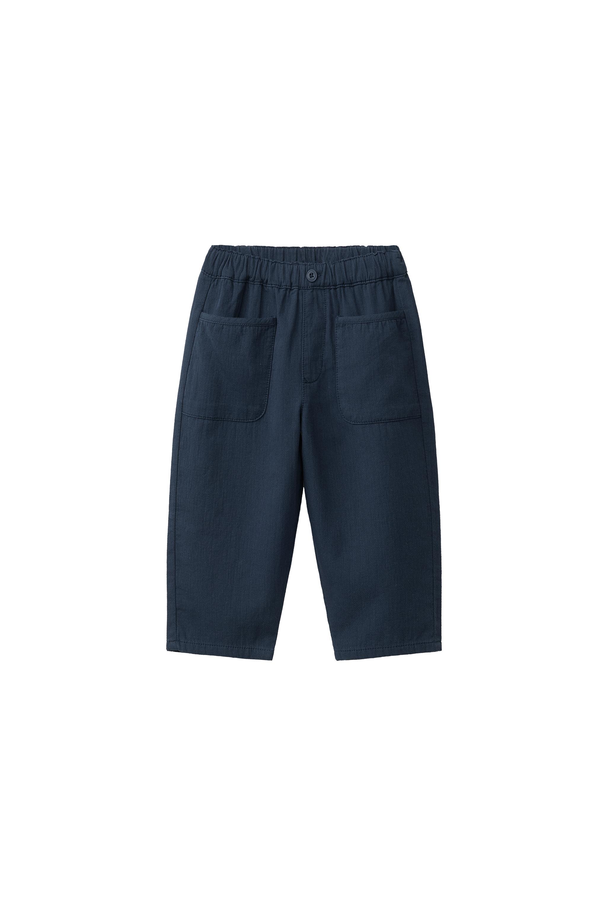 RECHTE BROEK MET ZAKKEN - Marineblauw | ZARA Nederland / The