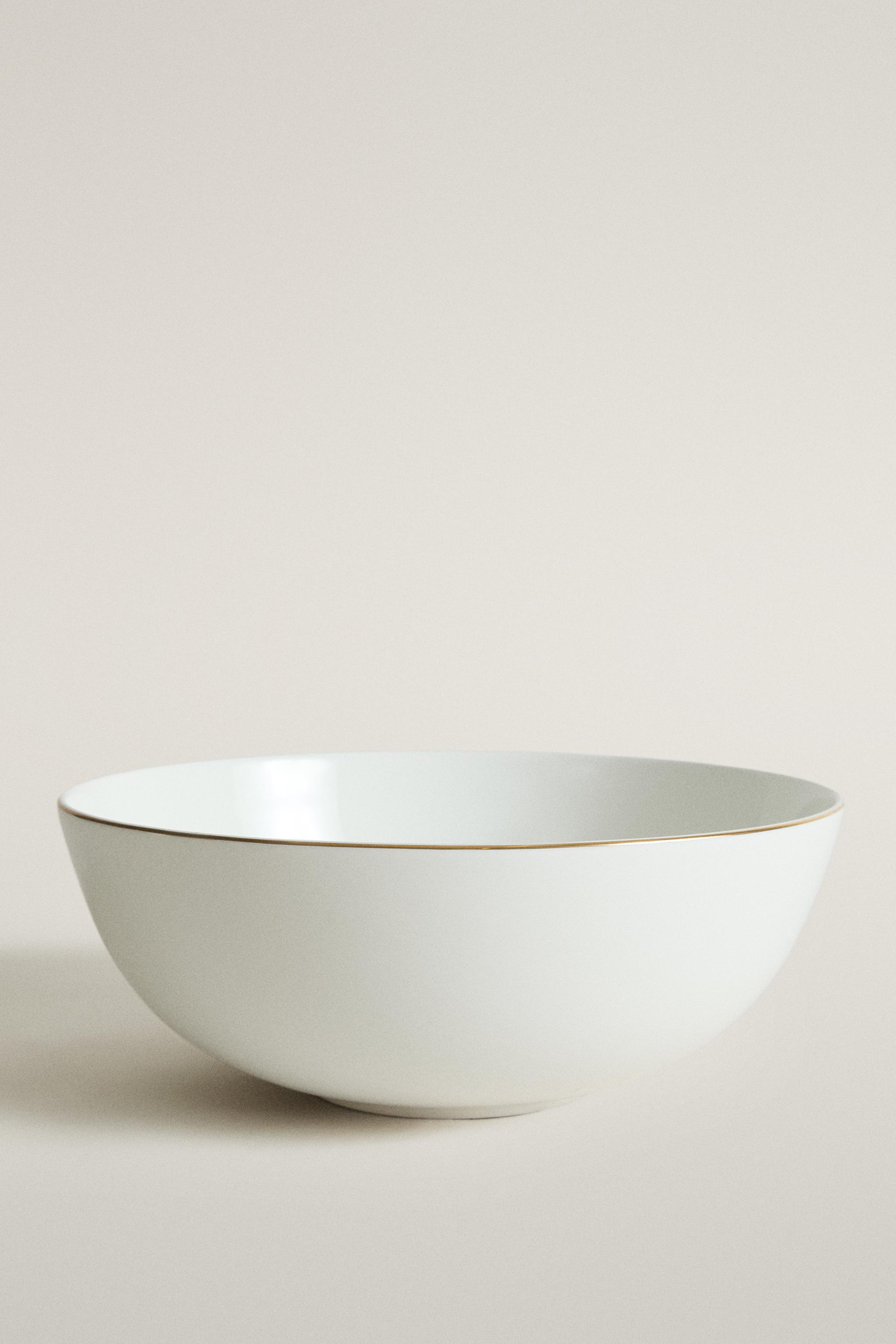 SALADIER PORCELAINE BORDURE