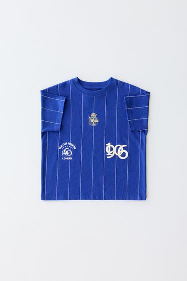 CAMISETA RAIAS RC DEPORTIVO DA CORUÑA - Azul intenso de Zara