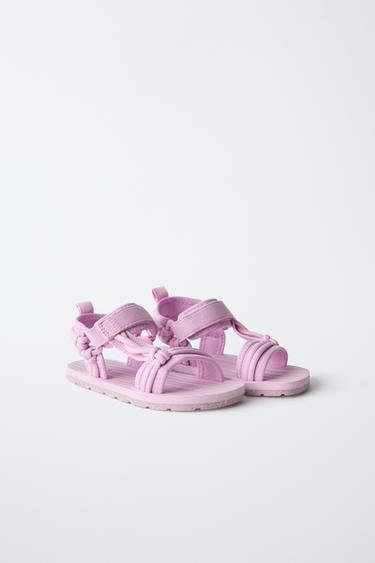 ROPE SANDALS - Mauve Purple by Zara