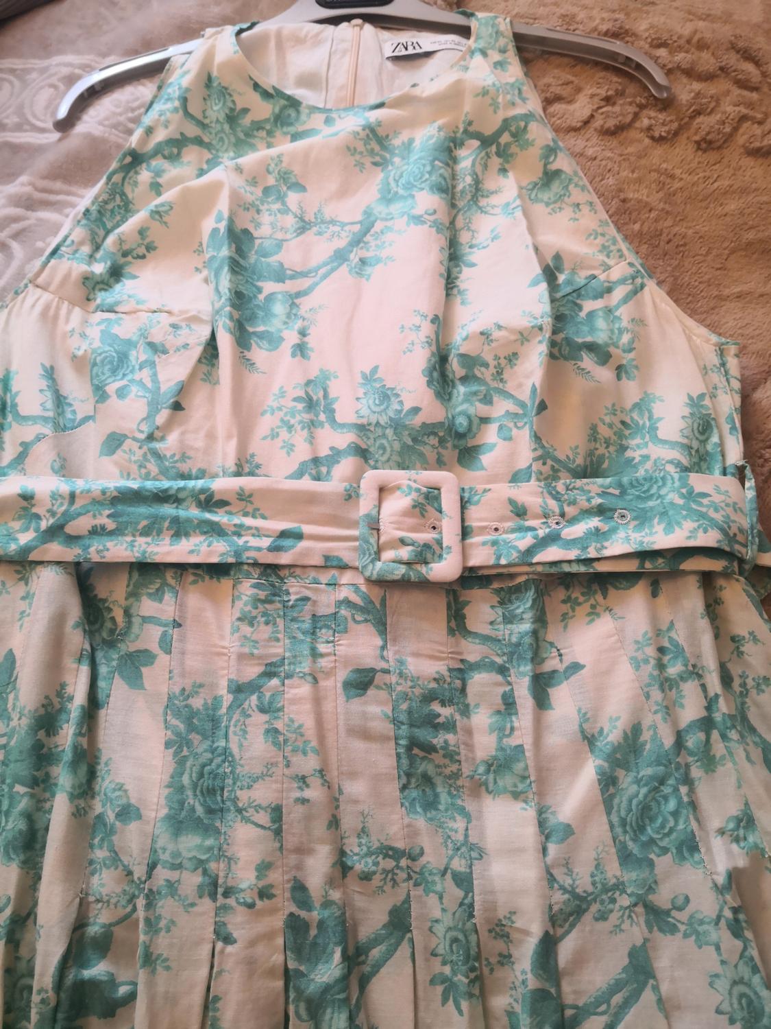 PRINTED MIDI DRESS - Image 4