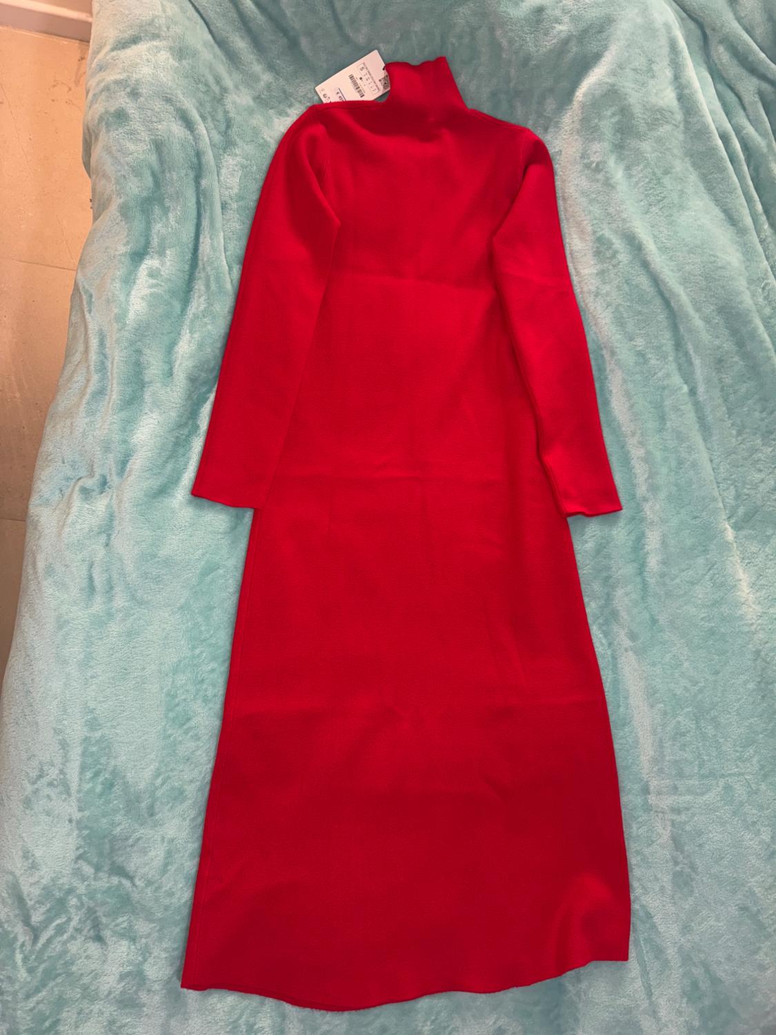 HIGH-NECK KNIT DRESS - Image 2