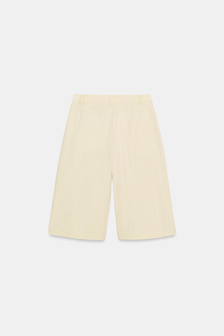 Pantalones cortos Bermuda con pliegues ZW Collection 4