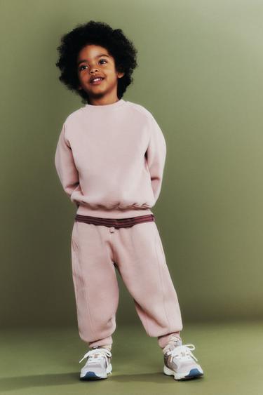 SUDADERA LOGO FLOCK - Rosa claro de Zara