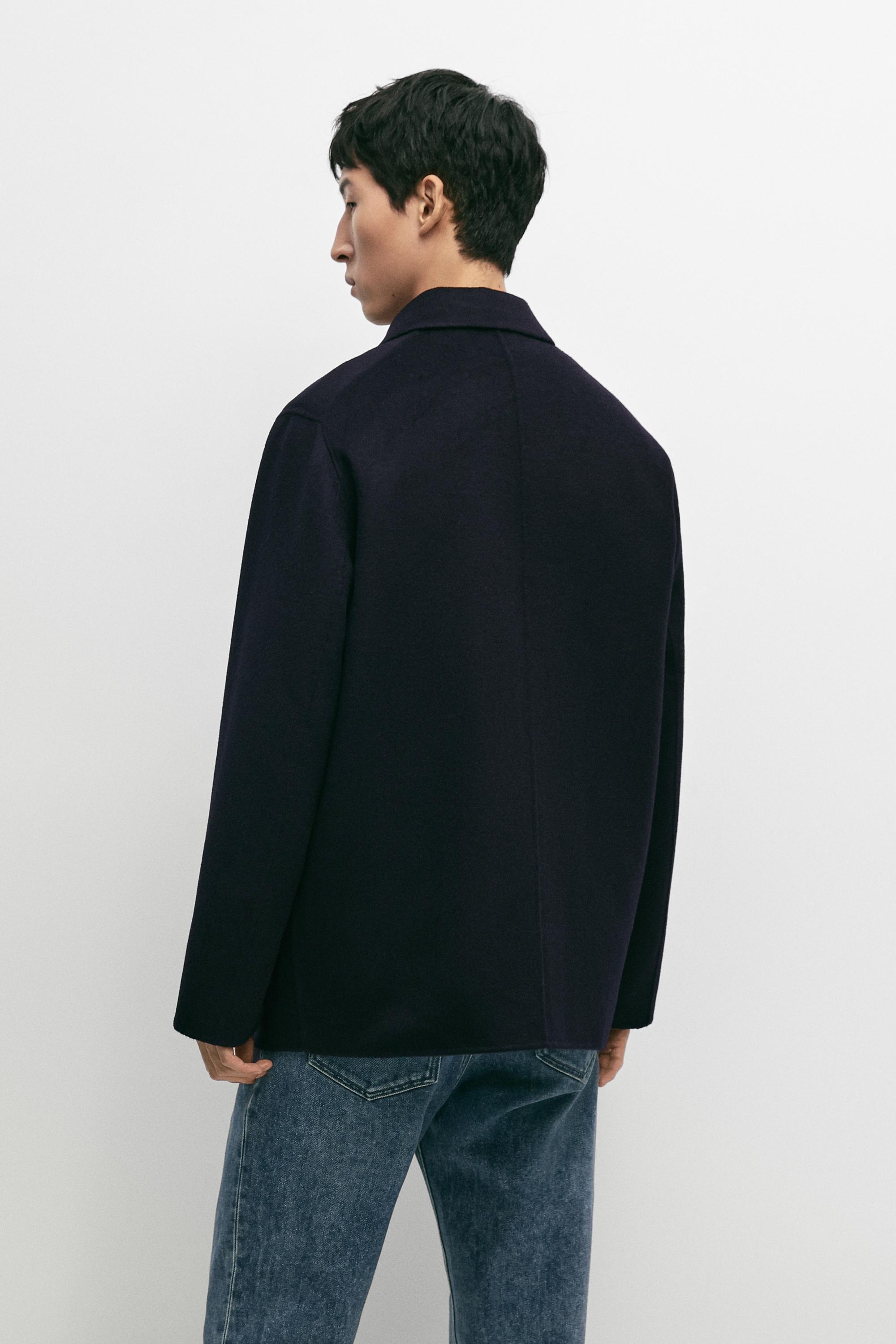 Manteau court avec détail gilet amovible