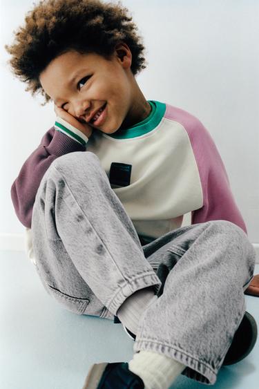 ДЖИНСЫ BAGGY — ЖЕМЧУЖНО-СЕРЫЙ от Zara