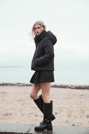 SHORT WATER AND WIND PROTECTION ANORAK - Black by Zara - Image 0