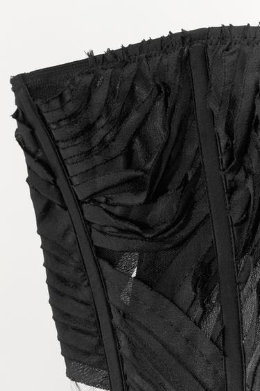 Robe Longue Noire En Dentelle Zara édition Limitée SS19 - Taille L, Neuve Avec étiquettes, Modèle 2526/824