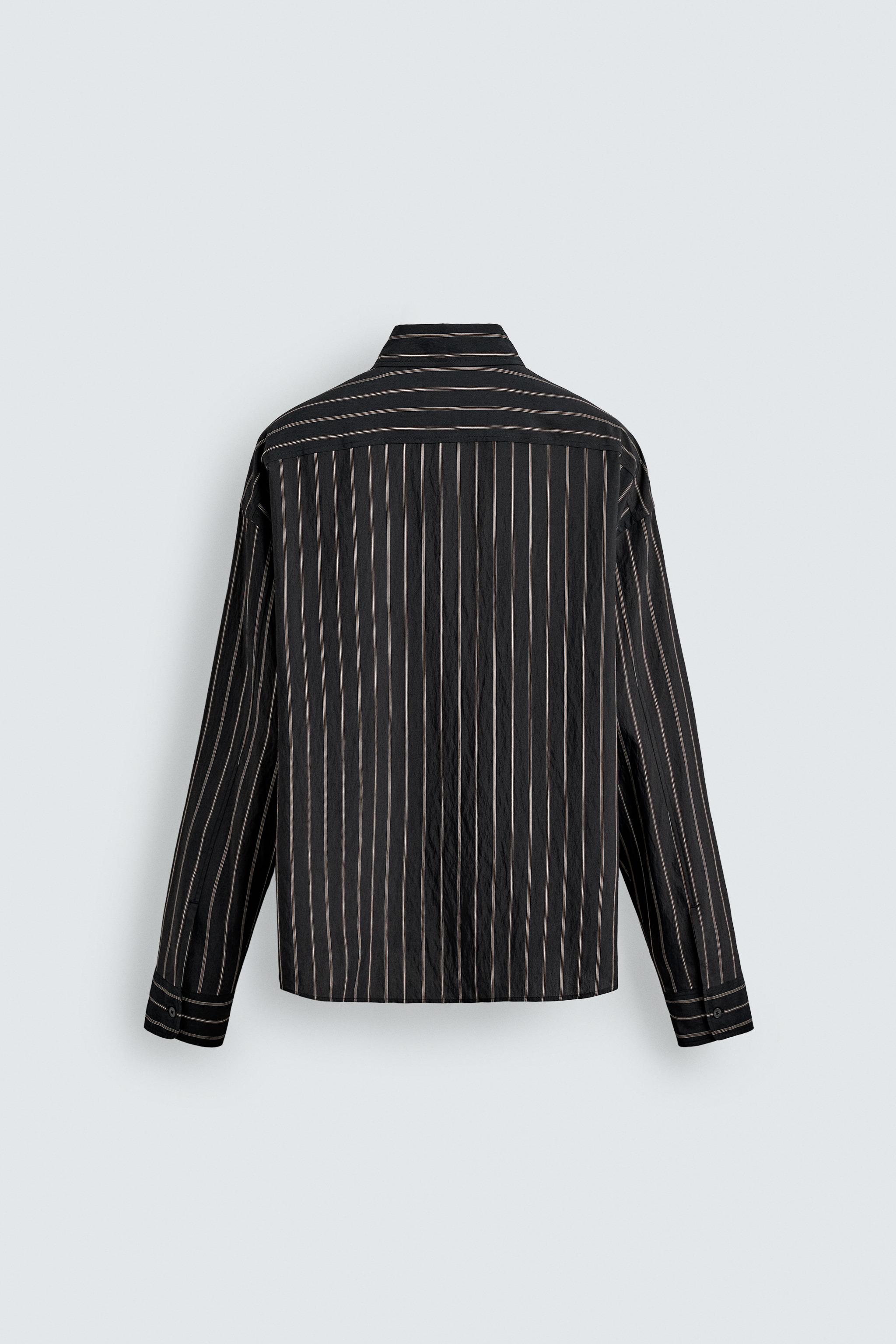 FLOWY STRIPED SHIRT