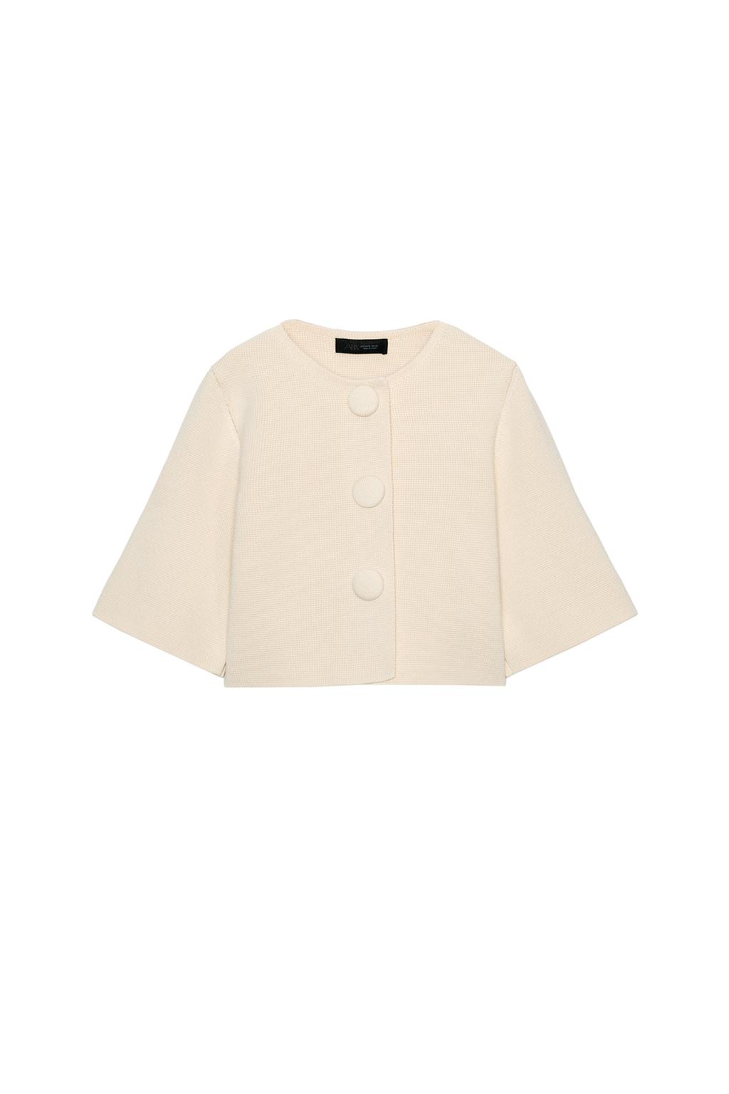 CROPPED KNIT JACKET - image 3
