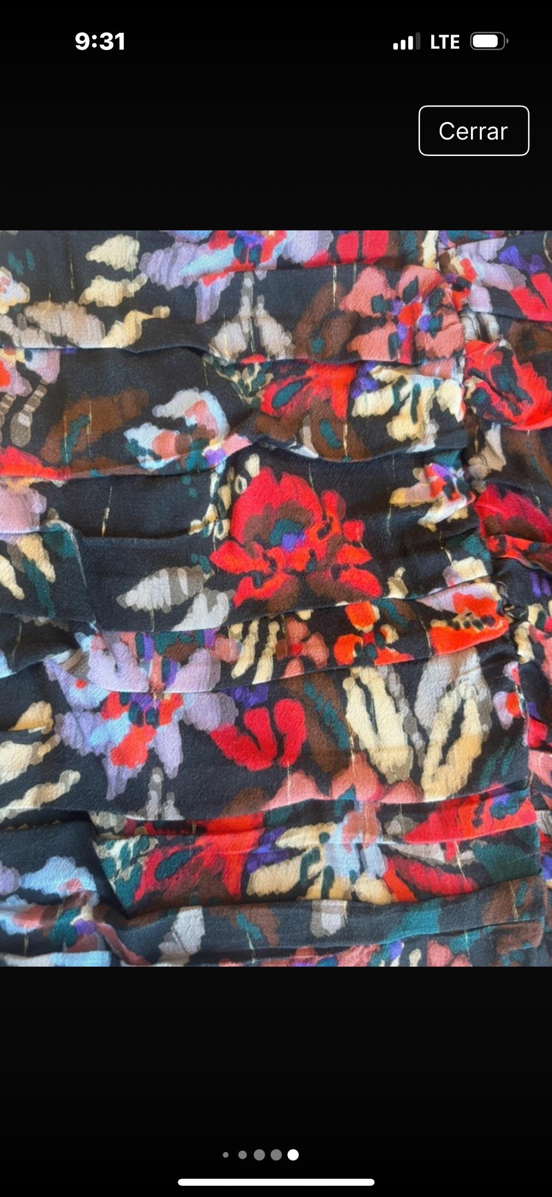 FLORAL PRINT MINI SKIRT - Image 4