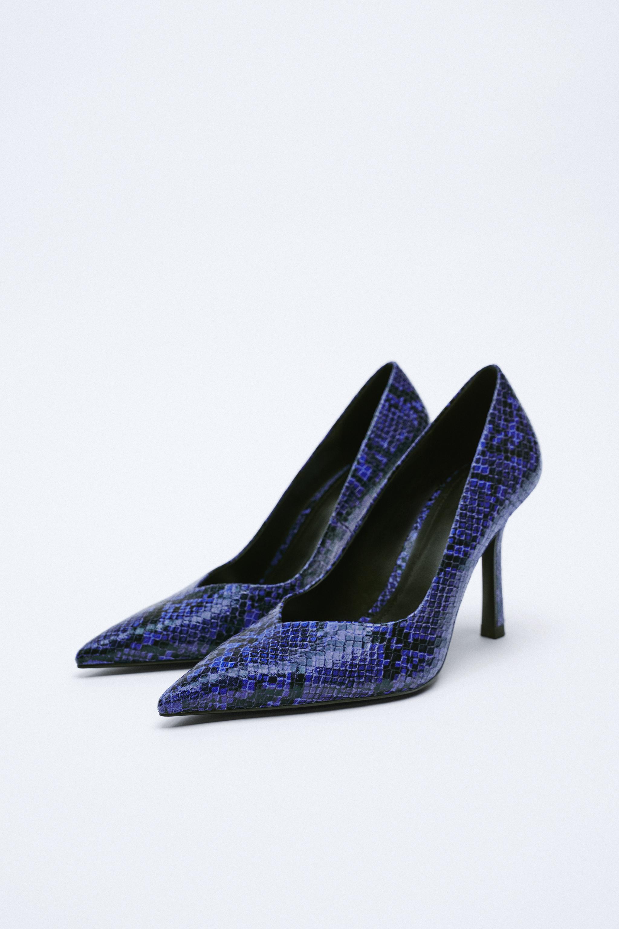 Zara scarpe con tacco e scollo top