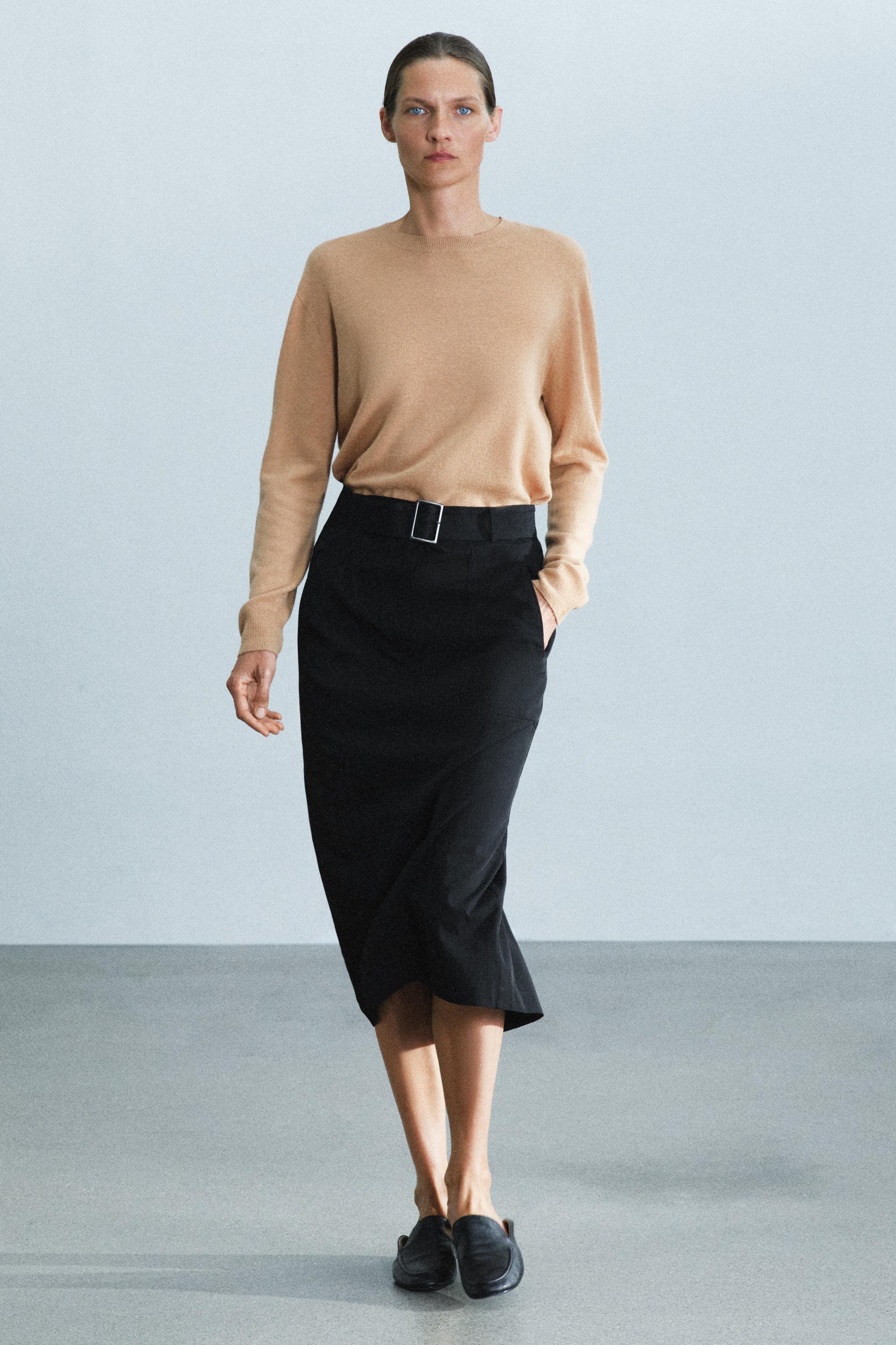 JUPE MIDI CARGO CEINTURE ZW COLLECTION