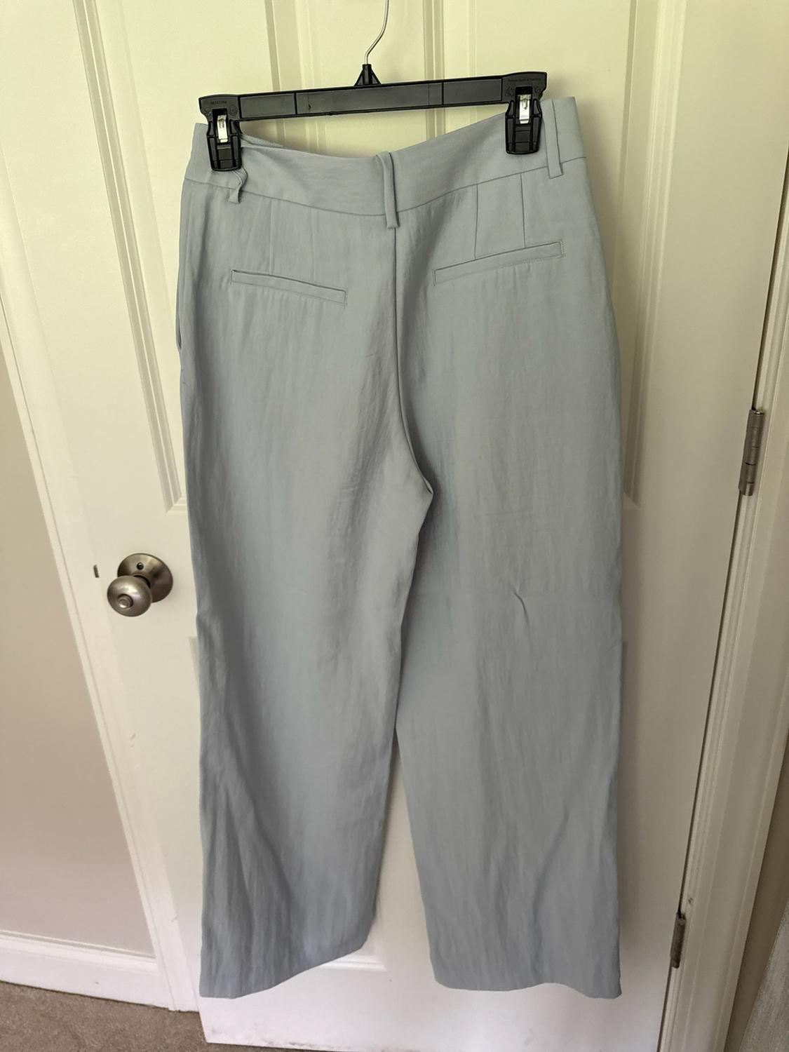 HIGH-WAISTED STRAIGHT LEG PANTS - Image 2