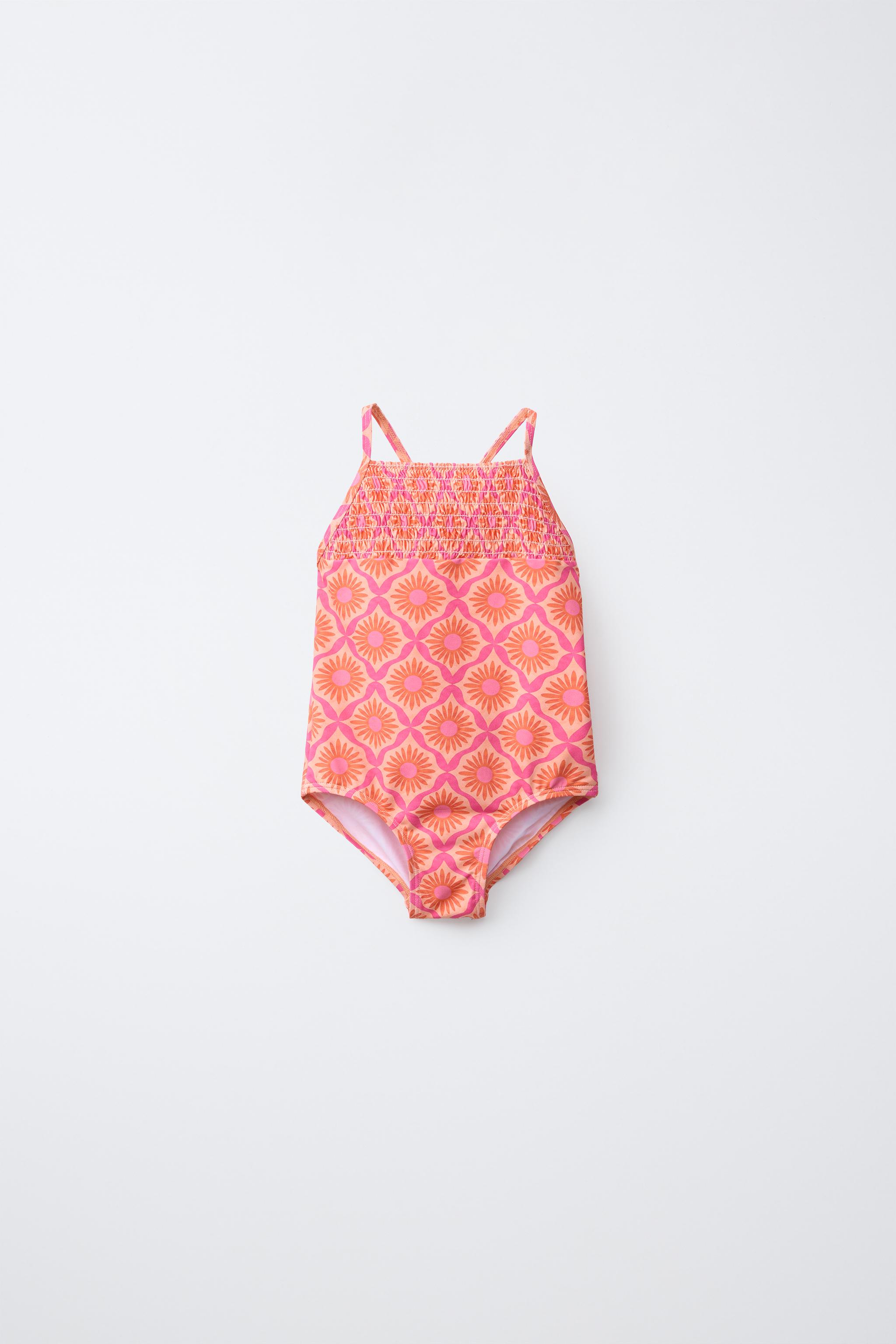 1-6 YEARS / SUN PRINT SWIMSUIT - Fuchsia | ZARA United States