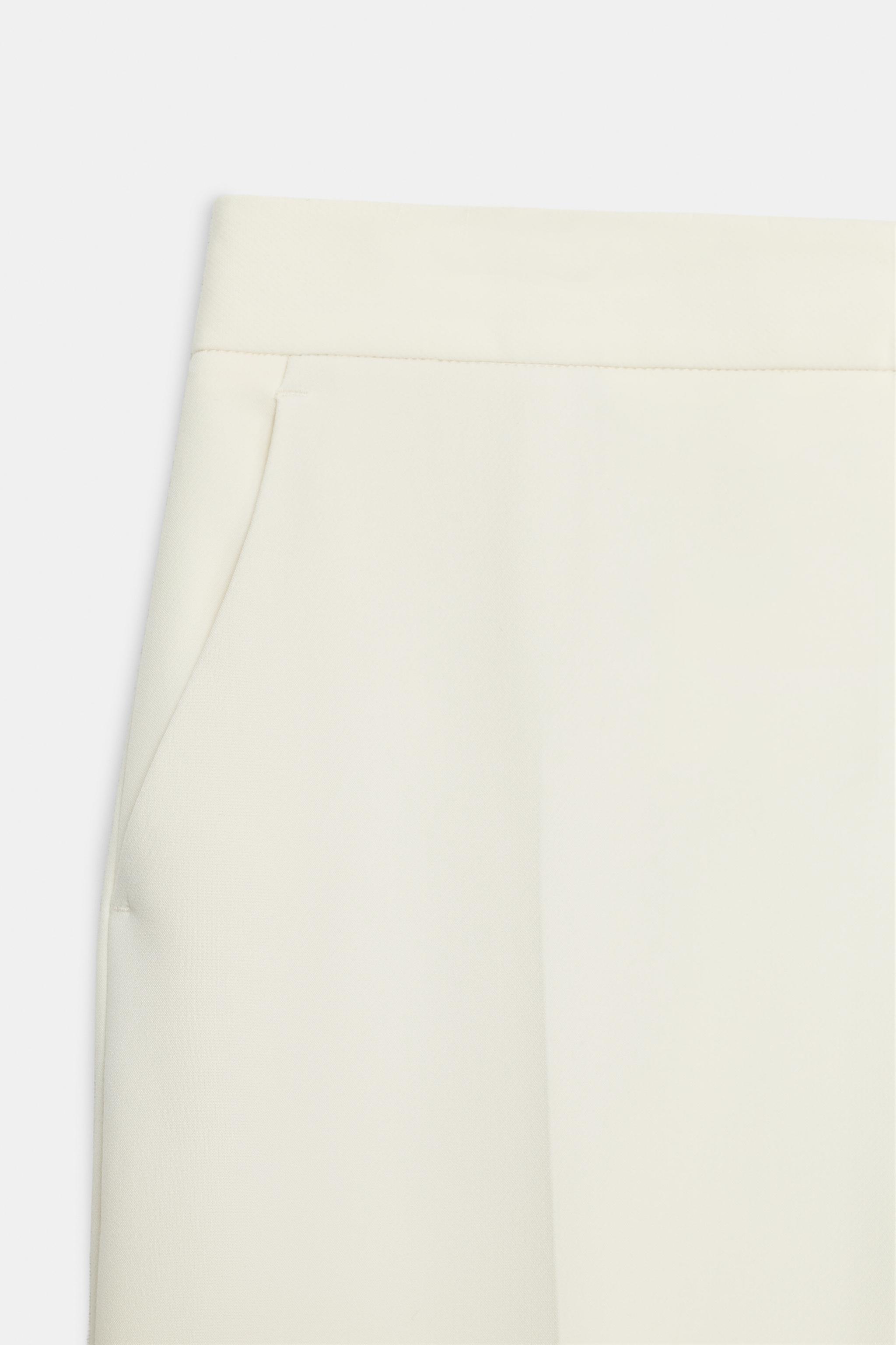 LOW-RISE STRAIGHT LEG PANTS
