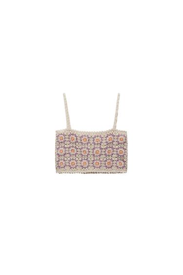 CROCHETED DAISY TOP
