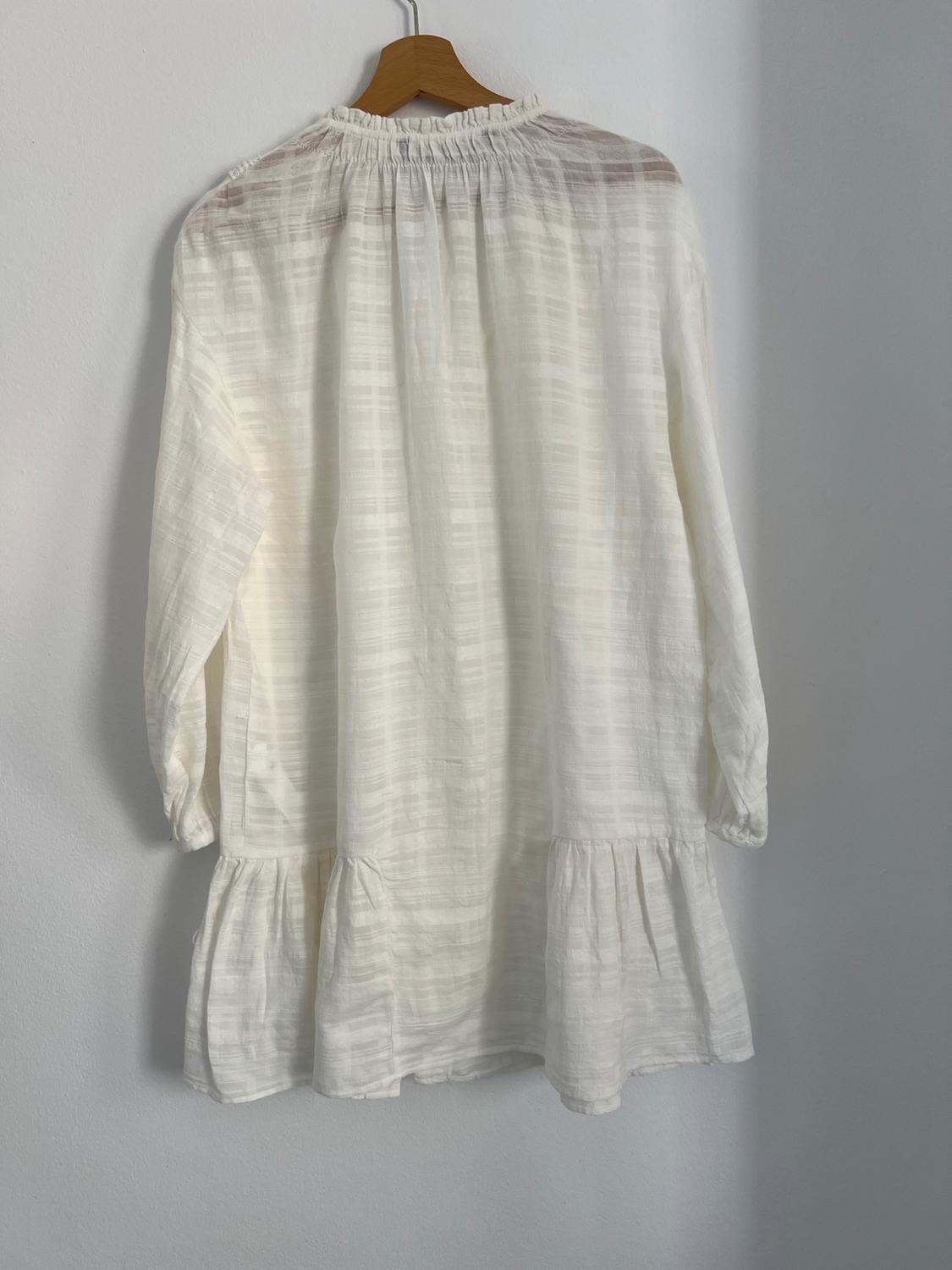 SHORT DRESS WITH LACE TRIM DETAILS - Image 6