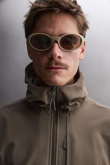 WATER-REPELLENT COMBINED TECHNICAL JACKET — Dark brown 2