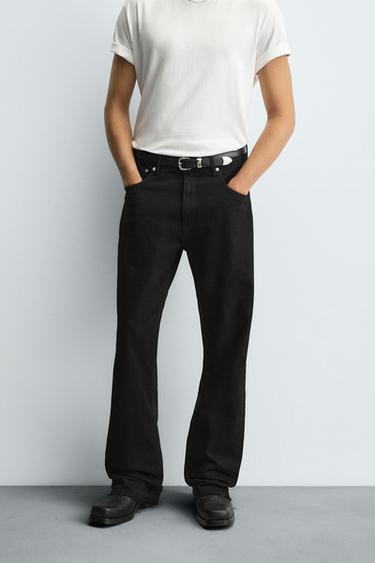 JEAN COUPE FLARE - Noir de Zara - Image 1
