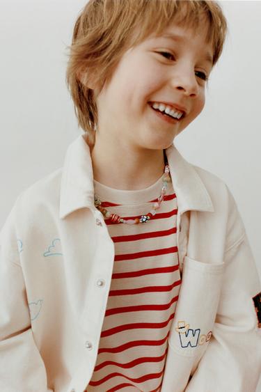 TOY STORY © DISNEY PIXAR EMBROIDERED TWILL OVERSHIRT - Ecru by Zara