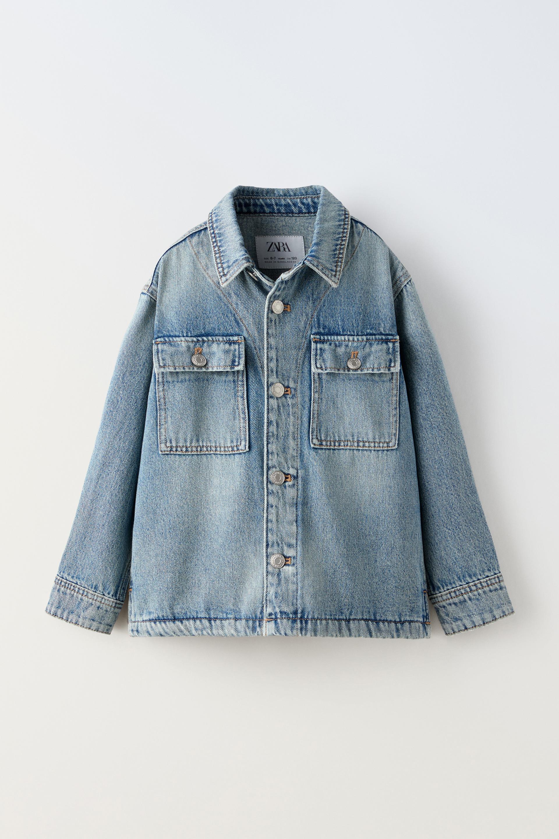 Zara oversized purchases DENIM OVERSHIRT