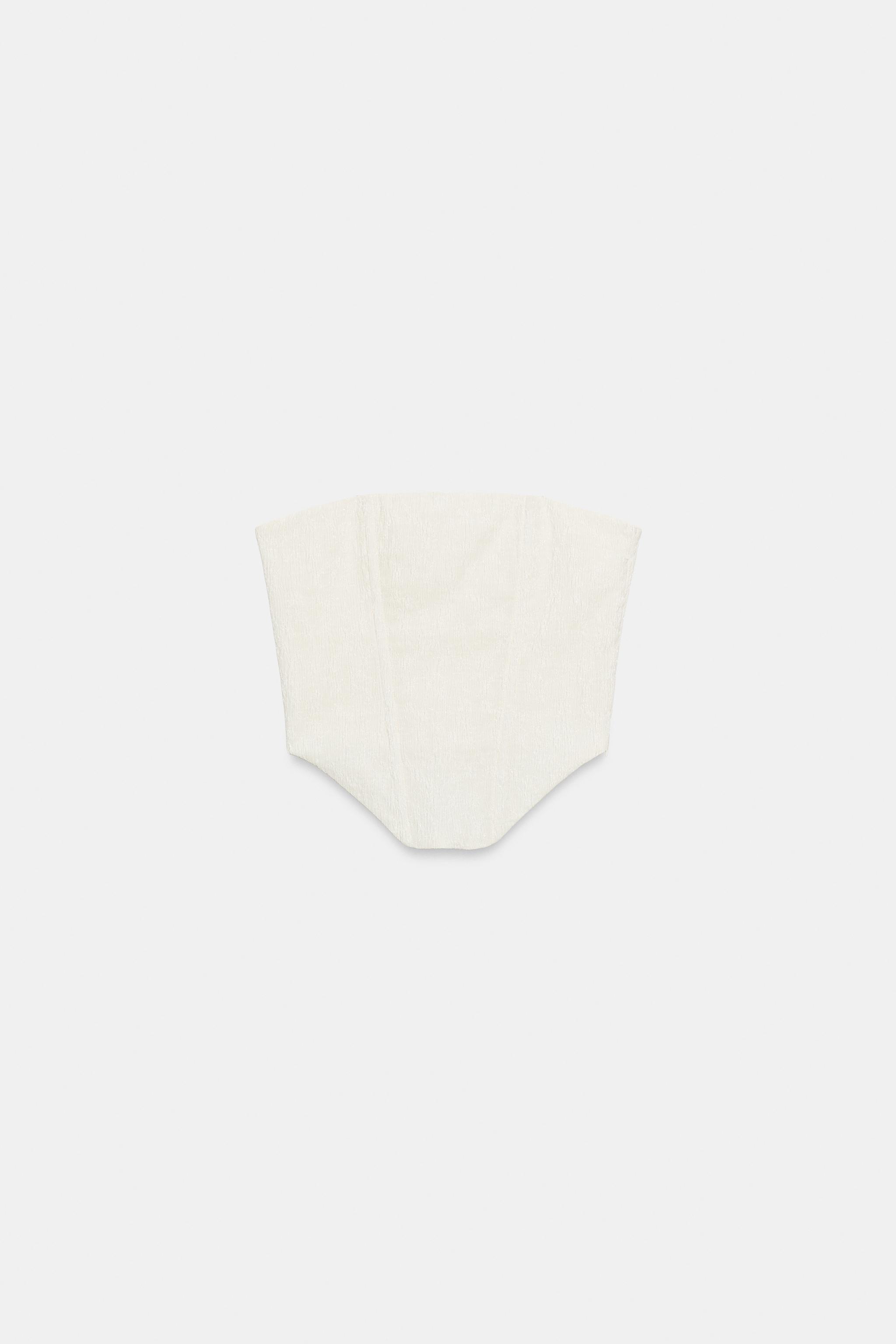 TEXTURED CORSET TOP