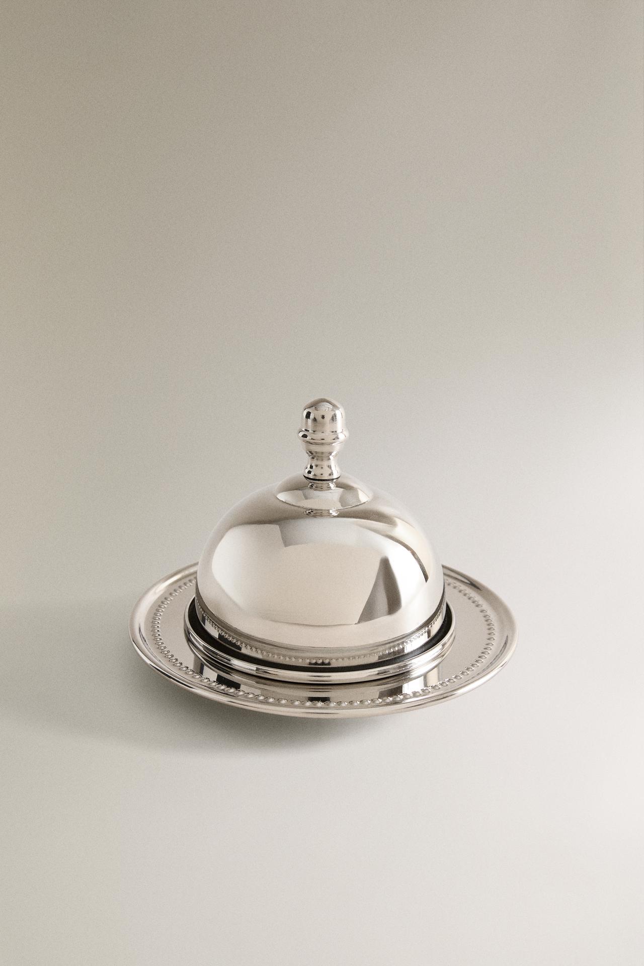 STEEL BUTTER DISH — Steel