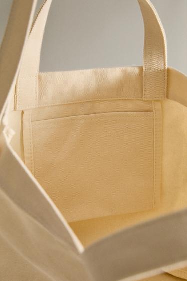 LIMONCELLA X THE ANIMALS OBSERVATORY FABRIC BAG (ADULT) - Ecru by Zara - Image 3