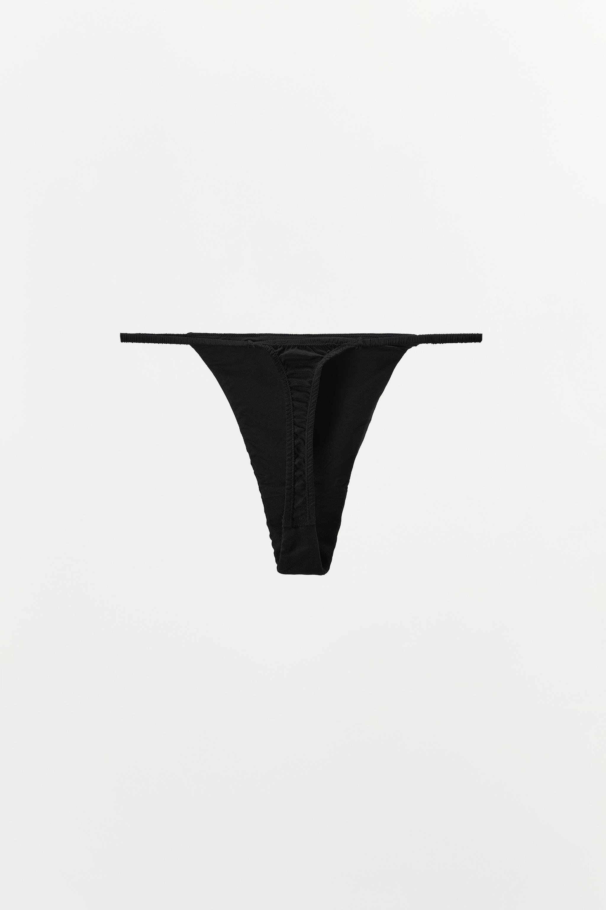 SILK BLEND THONG