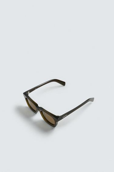 OVAL SUNGLASSES - Olive green by Zara - Image 4