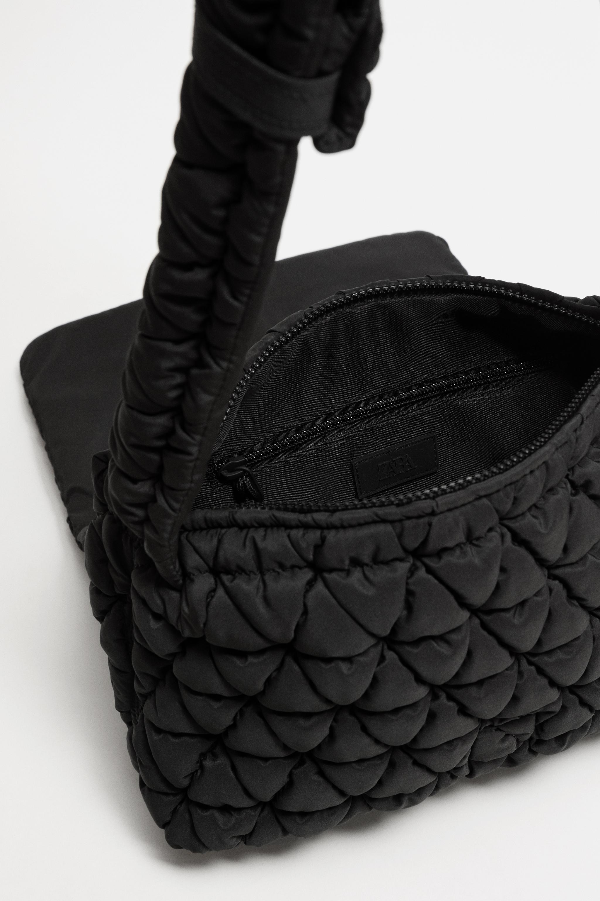 ZARA store QUILTED CROSSBODY BOX BAG