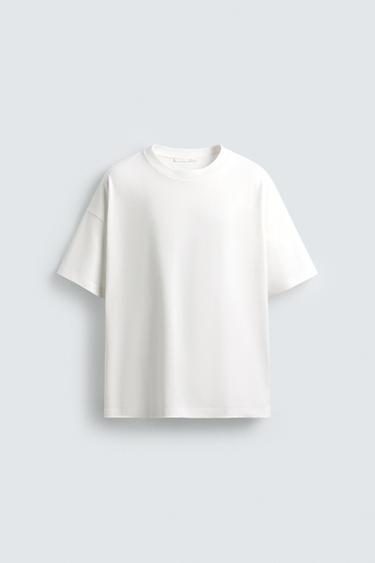 ФУТБОЛКА З ПРИНТОМ ПЕРСИКА - Білий Zara