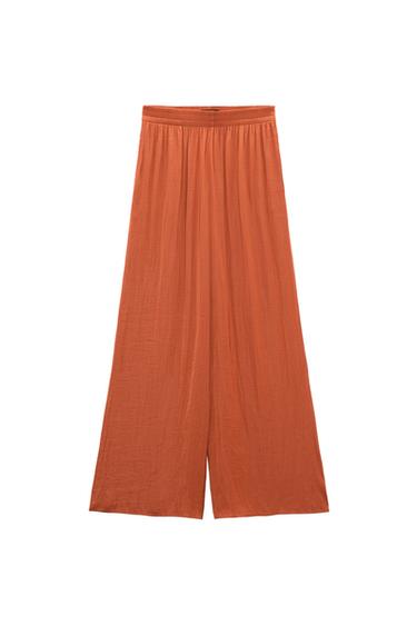 FLOWING WIDE-LEG TROUSERS