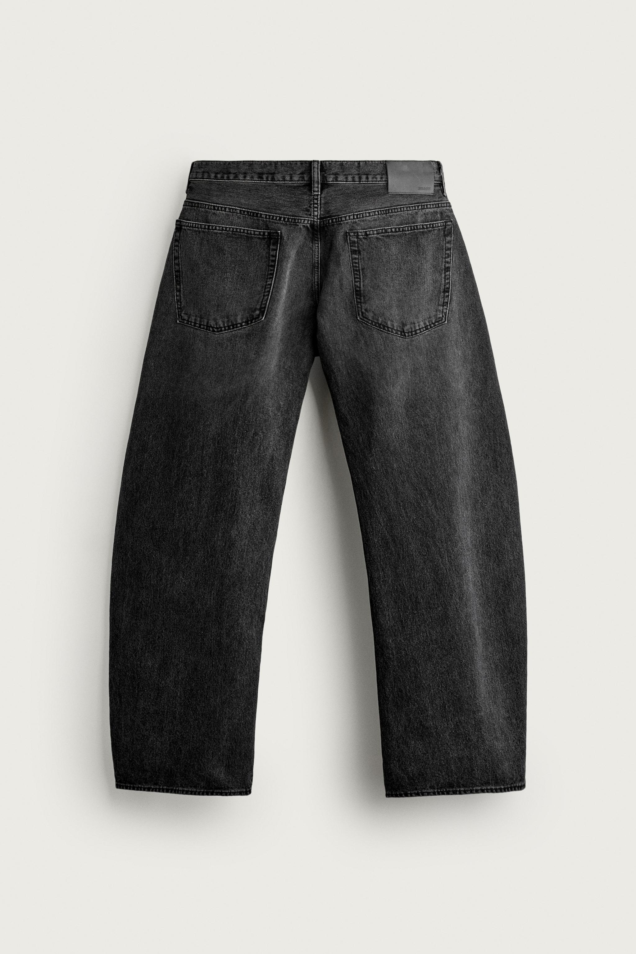 バルーンフィットデニムパンツ - カーボン | ZARA Japan / 日本