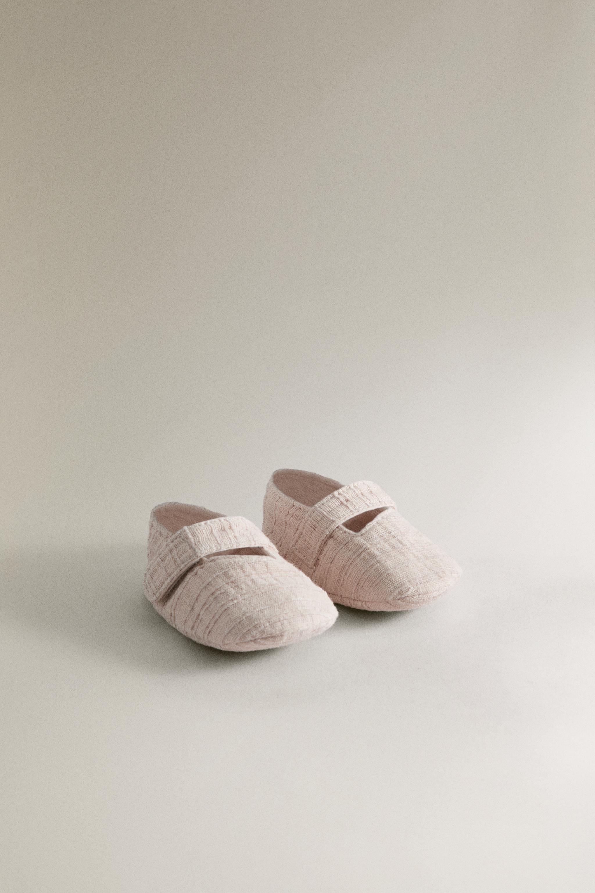 FABRIC BOOTIES — Pink