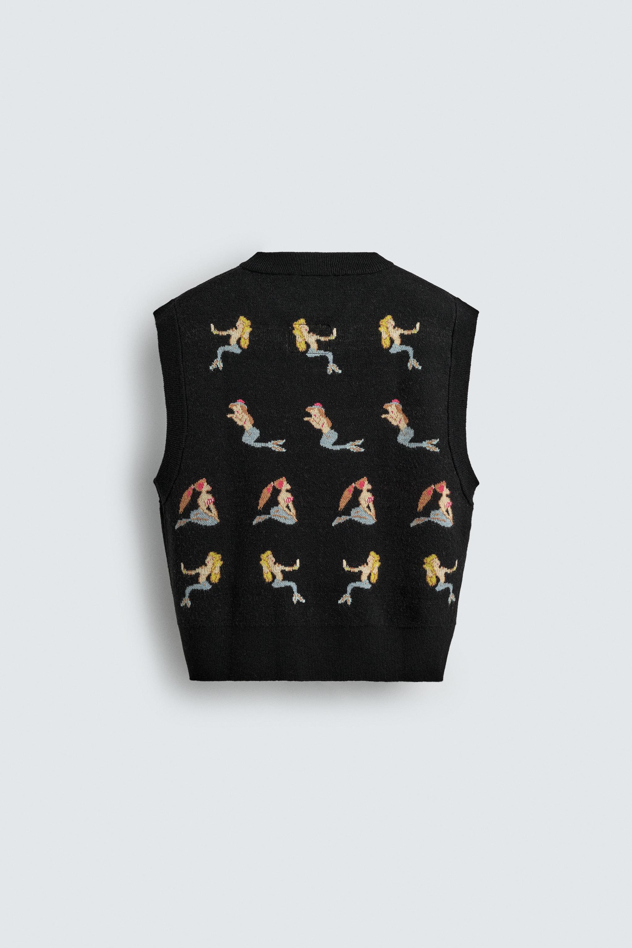 ピーターパン人魚ニットベスト HARRY LAMBERT FOR ZARA X DISNEY