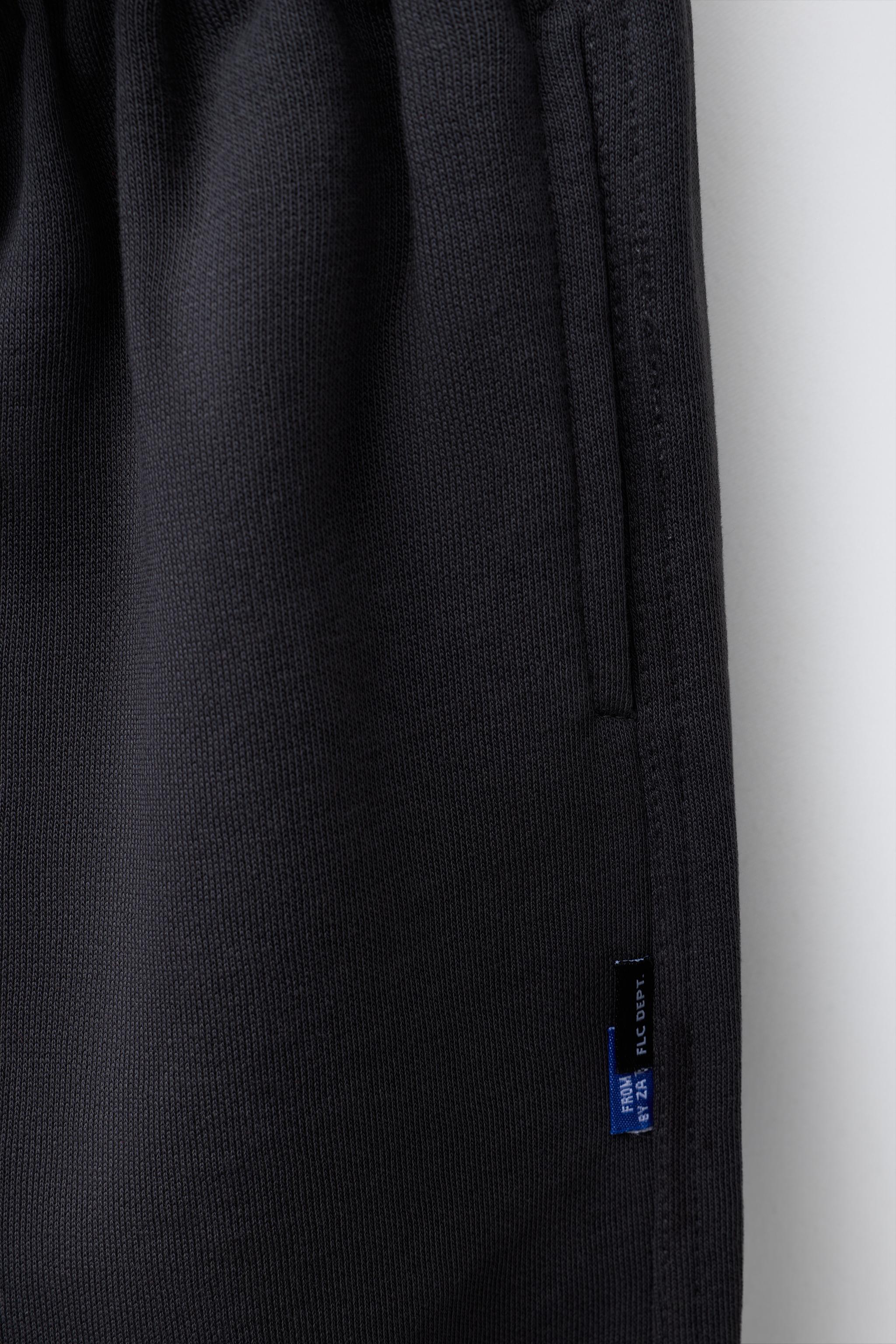 BALLOON PLUSH PANTS WITH TEXT