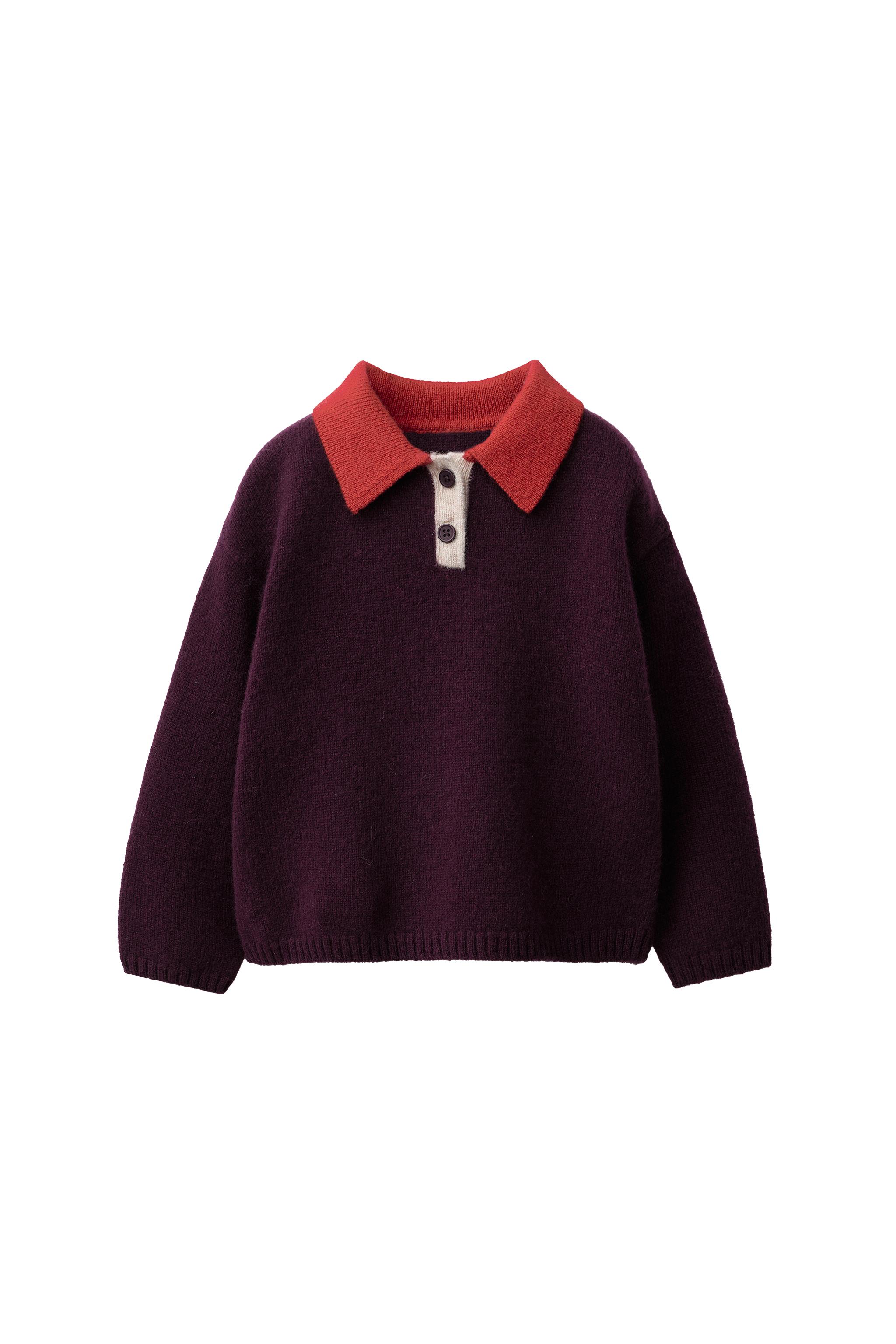 POLO PUNTO COLOBLOCK 100% LANA