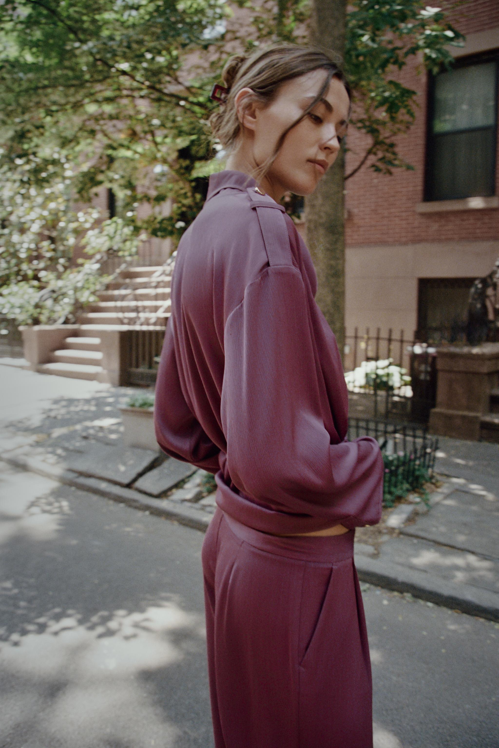 WIDE-LEG FLUID TROUSERS
