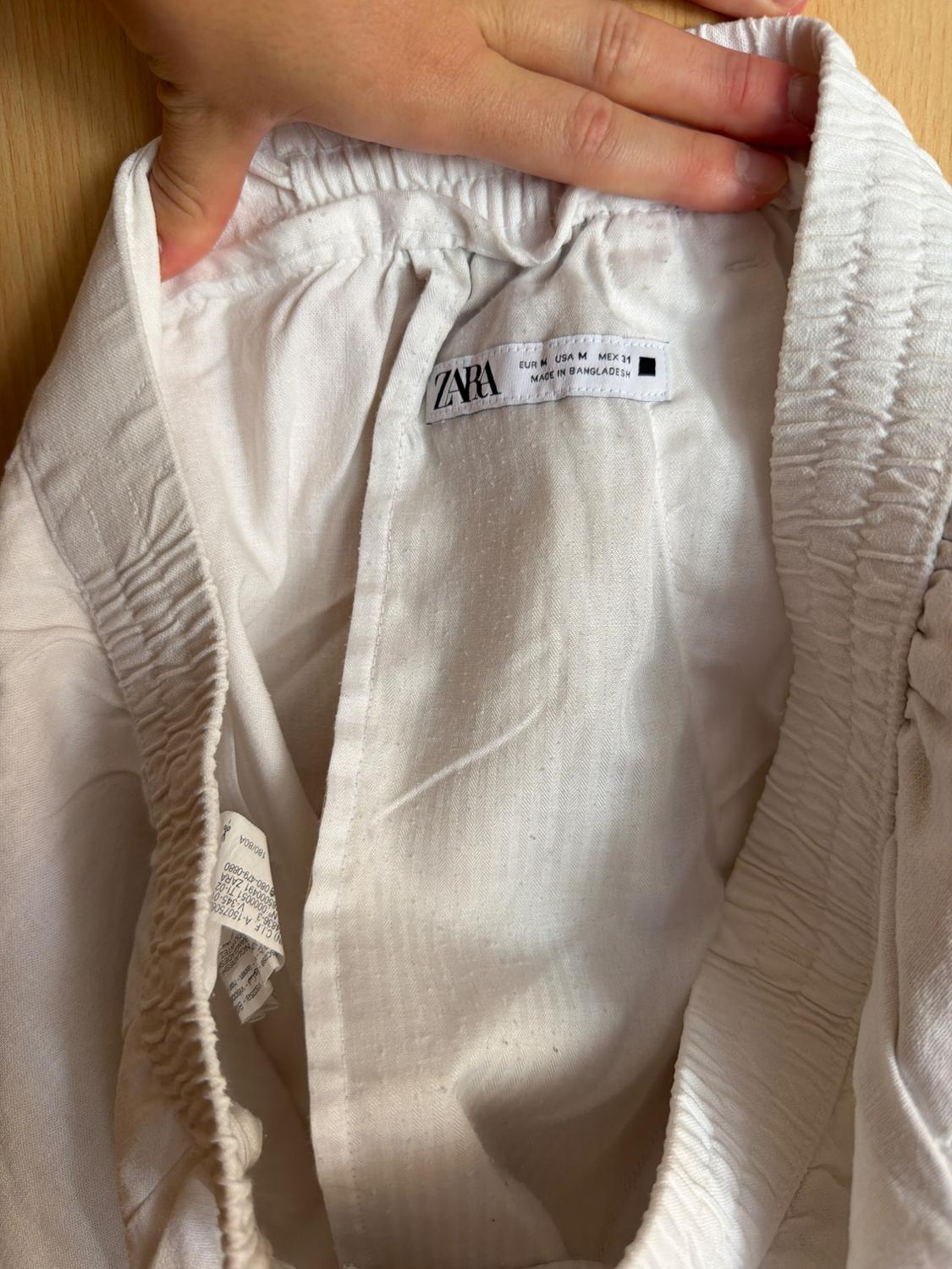 VISCOSE - LINEN BERMUDA SHORTS - Image 3