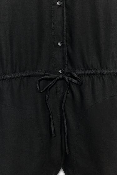 COMBI-SHORT FLUIDE À POCHES - Noir de Zara - Image 8