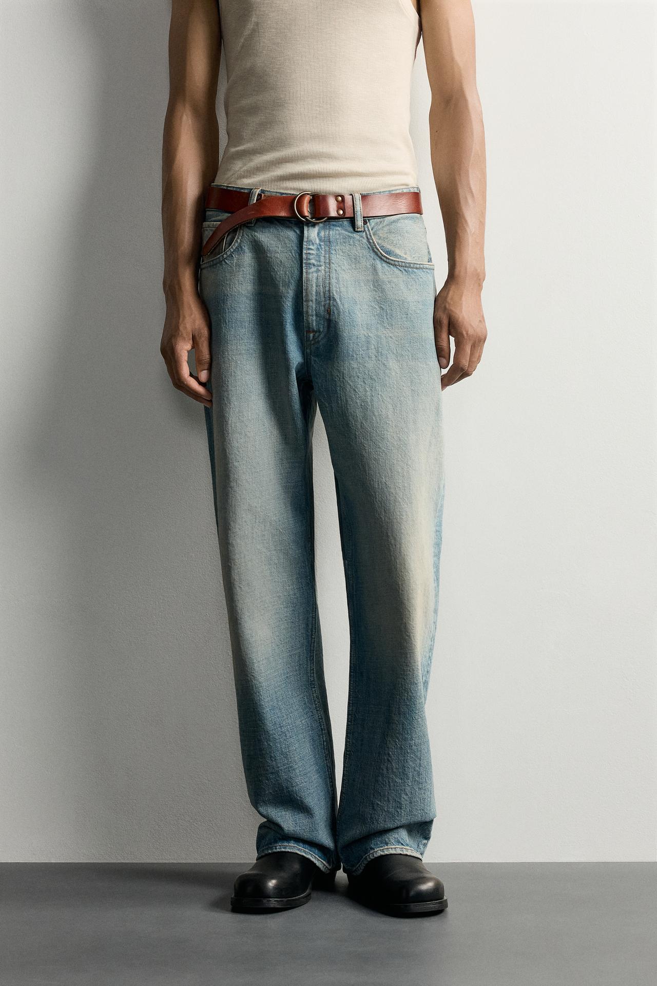 LOOSE FIT JEANS — Blue