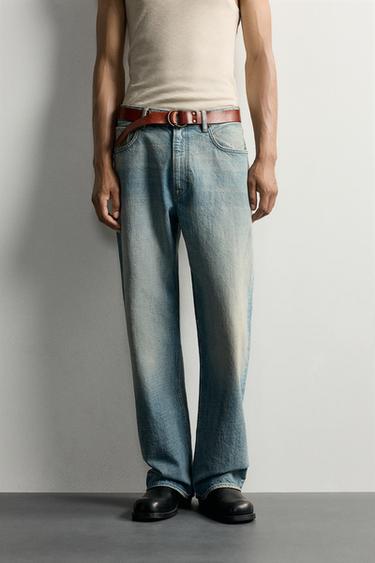 LOOSE FIT JEANS - Blue by Zara
